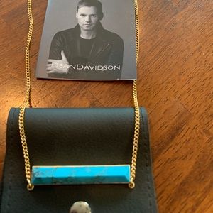 Turquoise Bar Necklace